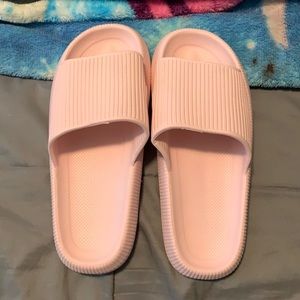 Pink pillow slides
